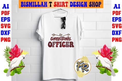 Correctional Officer Svg T Shirt Design Graphic By Bismillah T Shirt