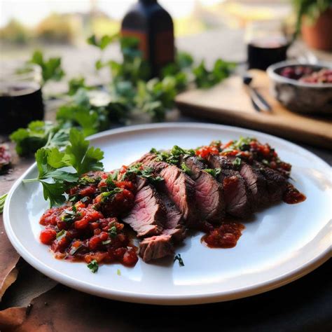 Delicious Grilled Tri Tip With Spicy Salsa Rossa Recipe For A