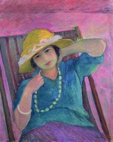 Nono Assise Dans Une Chaise Longue Henri Lebasque Post Impressionists