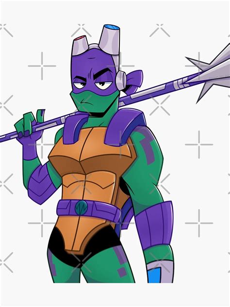 Donnie ROTTMNT Sticker For Sale By Snowydayout Redbubble