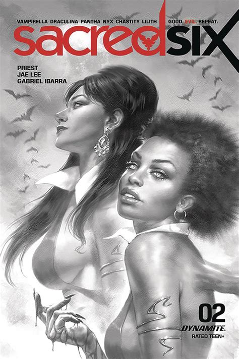 Sacred Six Cover L Incentive Lucio Parrillo Black White Cover