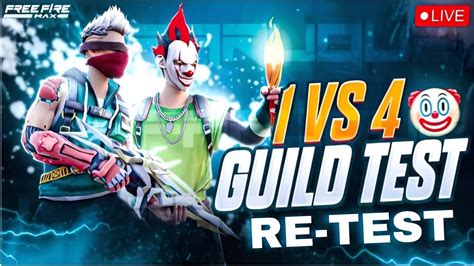 Guild Test Guild Vs Guild Live Ff Live Guild Test Freefirelive