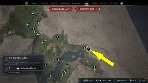 Coastal Mine Collection Chests Locations Hogwarts Legacy