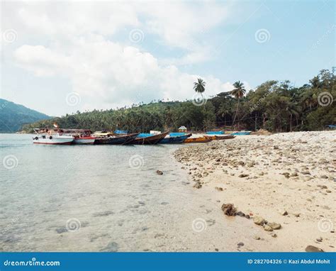 A Scenic View Of North Bay Islands Of Andaman India Stock Photo