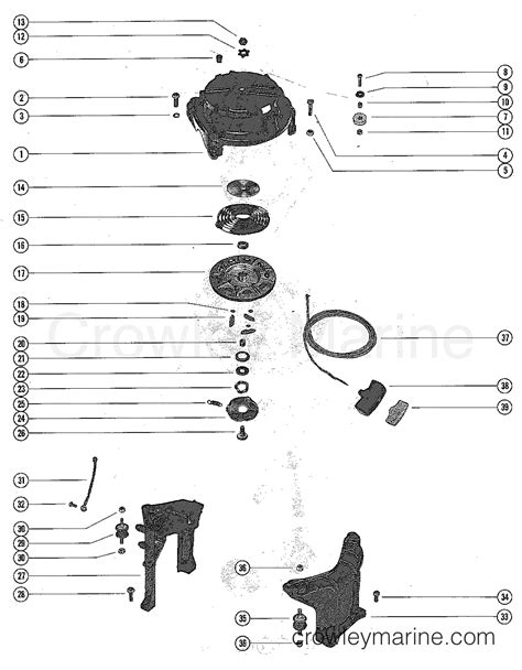 Starter Assembly Serial Range Outboard Thru