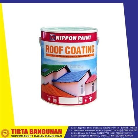 Jual Nippon Paint Roof Coating Cat Serbaguna Tembok And Genteng 25 Liter