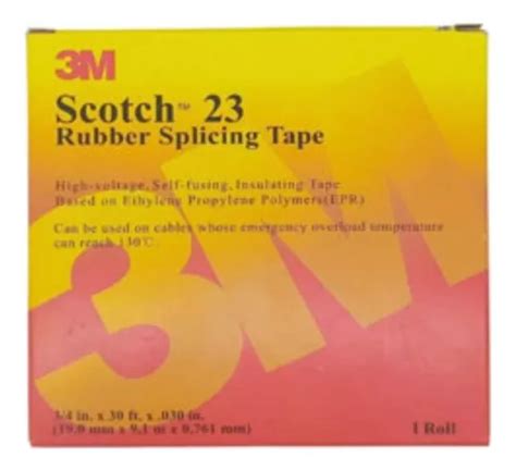 Teipe 23 Scotch 3m Cinta Electrica Autosoldable Original Mercadolibre