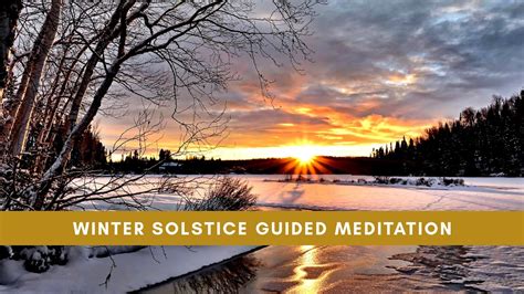 Winter Solstice Guided Meditation Cosmiccreation Youtube