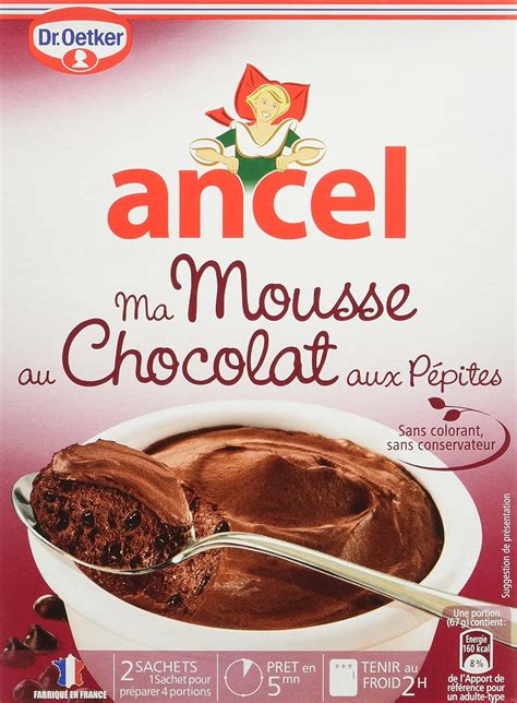 Dr Oetker Ancel Pr Paration Pour Mousse Au Chocolat G Lot De