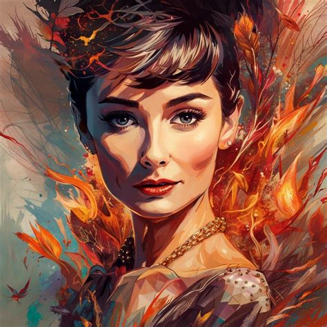 Audrey Hepburn Ai Generated Artwork Nightcafe Creator