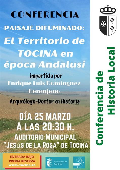 CONFERENCIA SOBRE EL TERRITORIO DE TOCINA EN ÉPOCA ANDALUSÍ