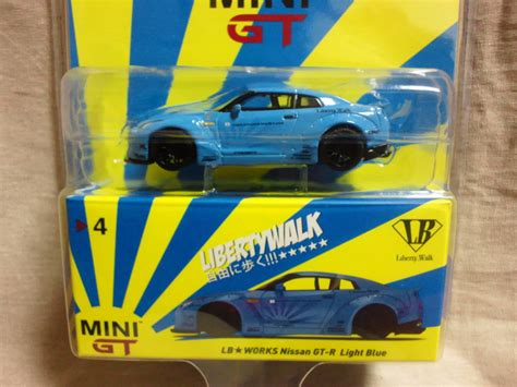 Tsm Model Mini Gt 1 64 Lb Works Nissan Gt R R35 Lhd Mijo Toys ライトブルー 左ハンドル リバティーウォーク 乗用車 ｜売買された