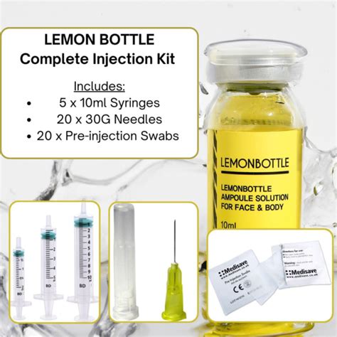 Lemon Bottle Complete Injection Kit Lumifil Uk