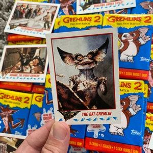 Topps Gremlins Ii The New Batch Movie Trading Cards Etsy