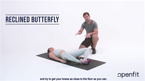 How To Do The Reclined Butterfly Pose Openfit Youtube