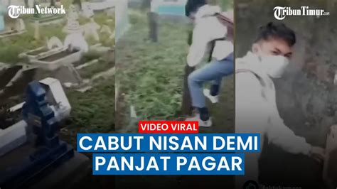 Remaja Cabut Nisan Untuk Panjat Tembok Sekolah Netizen Awas Dihantui