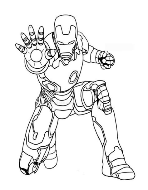 Iron Man Coloring Pages (Free Printable PDF)