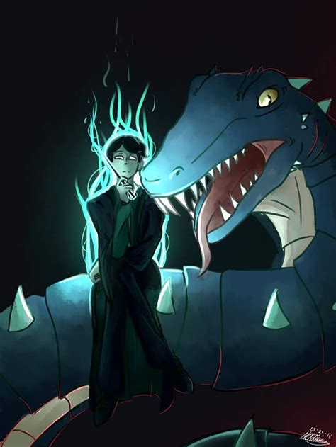 Tom Riddle And The Basilisk Fanart Harry Potter Basilisk HD Phone