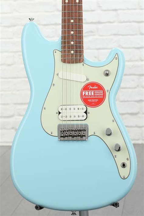 Fender Duo Sonic Hs Daphne Blue W Pau Ferro Fingerboard Sweetwater