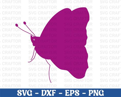 Butterfly Svg Cricut Silhouette Butterfly Dxf Png  Pdf Cut File Butterfly Clipart