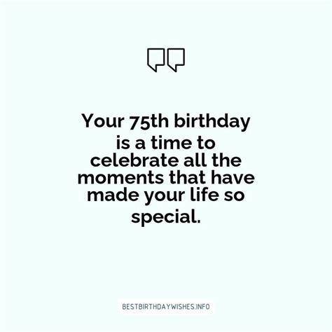 290 75th Birthday Wishes Inspiring Quotes To Celebrate A Milestone