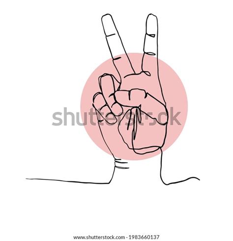 Continuous Line Vector Illustration Happy Expression Stock Vector Royalty Free 1983660137