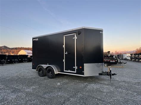 2023 Tnt V Nose 85x18 Ramp Door White Cargo Enclosed Trailer