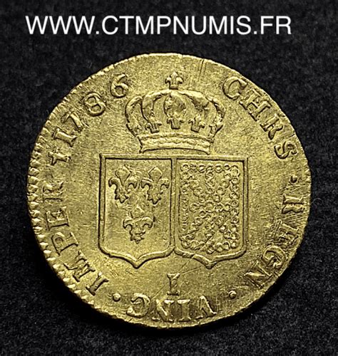 Louis Xvi Double Louis D Or Au Buste Nu I Limoges Semestre