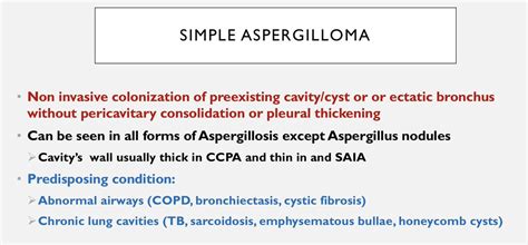 Dr Khaled Ahmed Abuzeid On Twitter Simple Aspergilloma Needs Pre