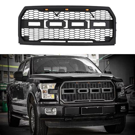 Front Grille For 2015 2016 2017 Ford F150 Grill Raptor Style Bumper Me Passionmotorstore