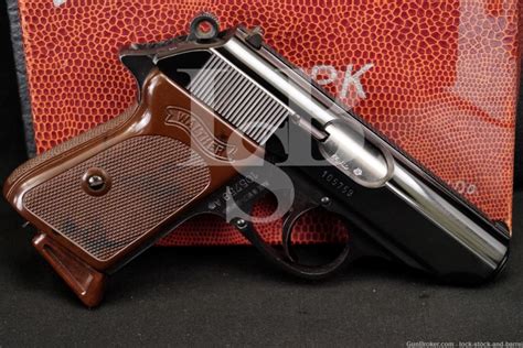 Walther Model Ppk Mm Kurz Acp Blue Semi Automatic Pistol Mfd