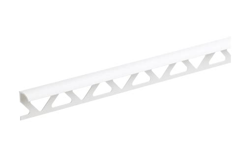 Homelux Tile Trim 2440 X 6mm White Travis Perkins