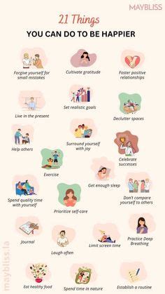 Things You Can Do To Be Happier Tips To Be Happy Ways To Be