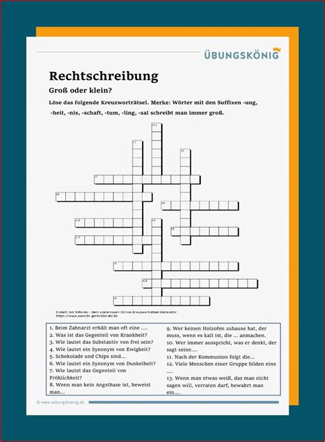 Arbeitsblatt Groß Und Kleinschreibung Grundschule 6 Lösungen Im Jahr