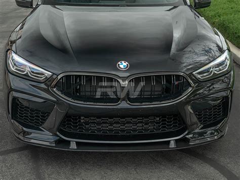 BMW F91 F92 F93 M8 RW Signatures Carbon Fiber Front Lip Spoiler