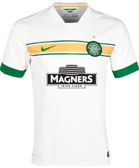 New Celtic Third Strip 2014/15- White Glasgow Celtic 3rd Kit 14/15 ...