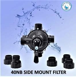 PVC High Pressure 40 NB SIDE MOUNT FILTER MULTI PORT VALVE For Ro