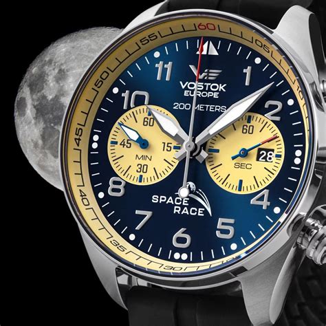 Vostok Europe 6S21 325A667S Space Race Chrono Zegarek Net