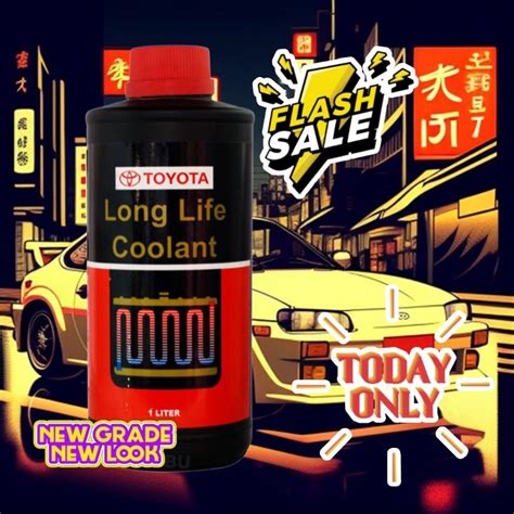 088891L Toyota Long Life Coolant 1 Liter Shopee Malaysia