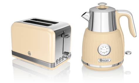 Swan Kettle and Toaster Set | Groupon