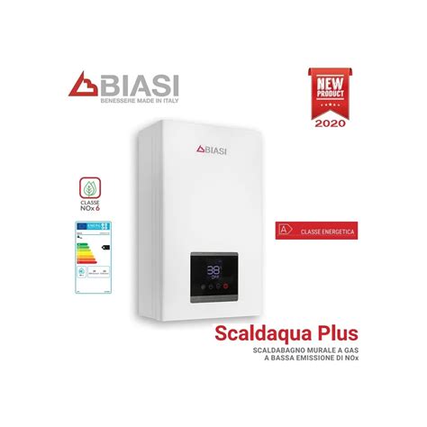 Acquista SCALDABAGNO SCALDINO A GAS BIASI SCALDAQUA PLUS 12S LOW