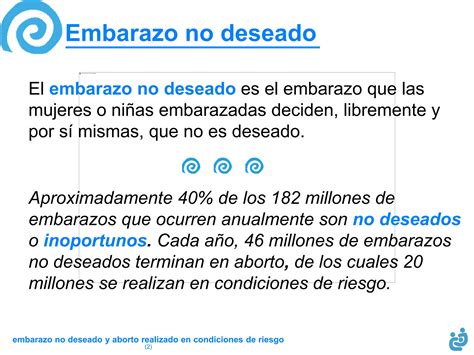 Embarazo No Deseado Y Aborto En Condiciones De Riesgos Ppt