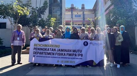 Benchmarking Sharing Sistem Penjaminan Mutu Ipb Kunjungi Prodi Fisika