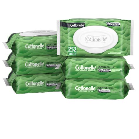 Cottonelle Gentleplus Flushable Wet Wipes With Aloe And Vitamin E Adult