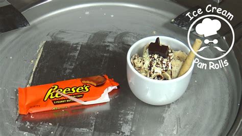 Reese S Peanut Butter Cups Ice Cream Rolls No Talking Asmr Food