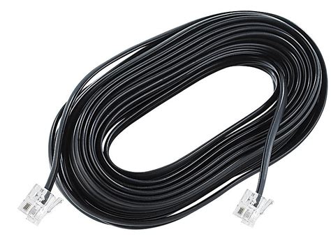 PEARL Telefonanschlusskabel 3 m, RJ11 Stecker-Stecker