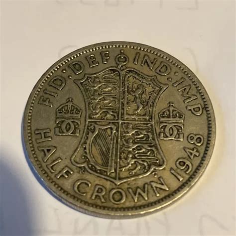 1948 HALF CROWN Coin King George VI Great Britain British Halfcrown 0