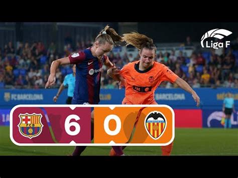 Resumen Y Goles Fc Barcelona Vs Vcf Femenino Jornada Liga F