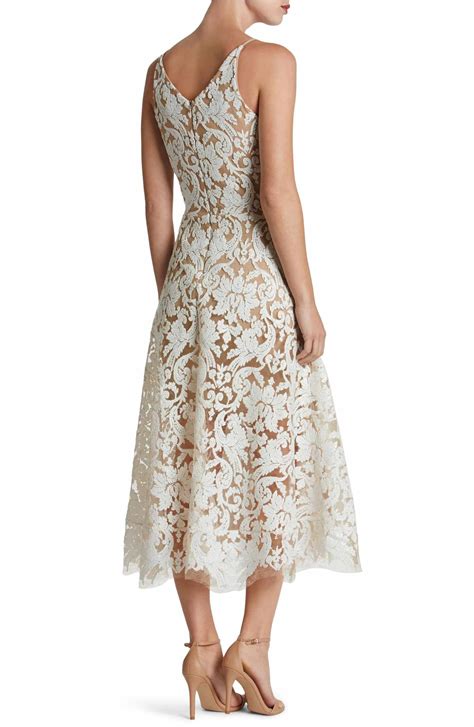 Dress The Population Blair Embellished Fit And Flare Cocktail Dress Nordstrom Fit And Flare