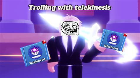 Trolling People With Telekinesis In Blade Ball No Talking Only